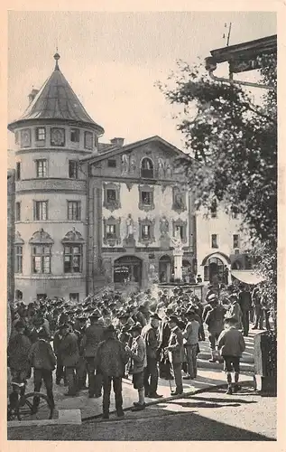 Berchtesgaden Marktplatz am Sonntag ngl 154.942