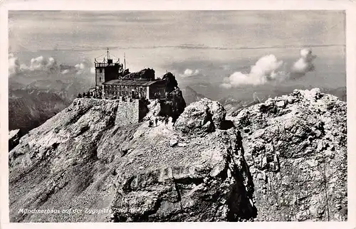 Berghütte: Münchnerhaus auf der Zugspitze gl1938 155.243