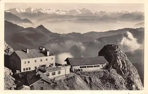 Berghütte: Wendelsteinhaus Blick gegen Groß Glockner gl1954 155.250