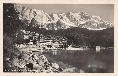 Hotel und Pension Eibsee mit Zugspitze ngl 154.967