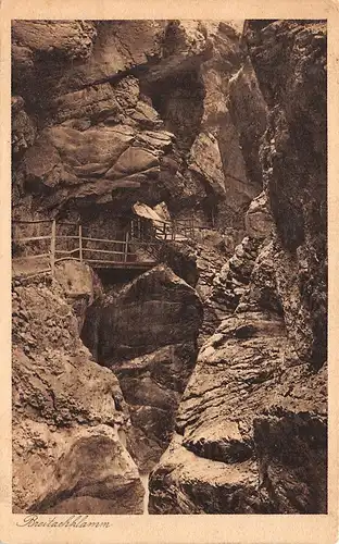 Breitachklamm bei Oberstdorf-Tiefenbach gl1933 154.976