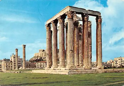 Athen: Der Tempel des Jupiter Olympius gl1976 155.374