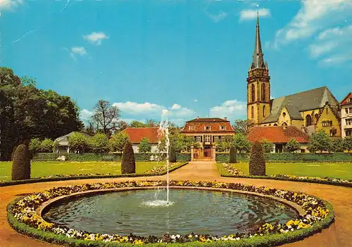 Darmstadt - Garten, Porzellanschlößchen, Elisabethen-Kirche gl196? 155.426