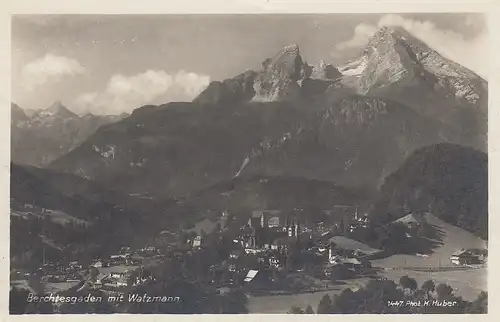 Berchtesgaden mit Watzmann ngl D9371