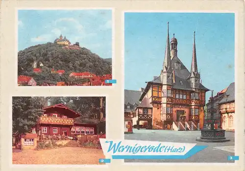Wernigerode im Harz Rathaus HO-Gaststätte Christianental Schloss ngl 154.241