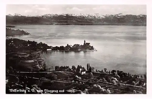 Wasserburg am Bodensee vom Flugzeug aus ngl 155.093