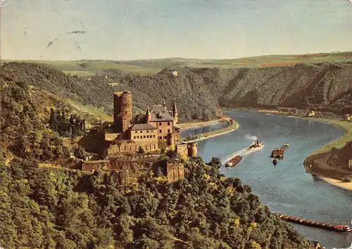 Loreley am Rhein Burg Katz gl1960 156.001