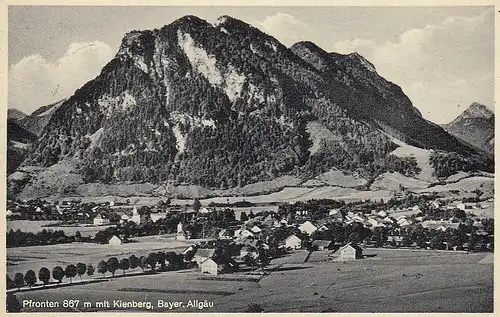 Pfronten Allgäu mit Kienberg gl1938 D9424