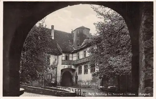 Neustadt i. Odw. Burg Breuberg Burghof ngl 155.551