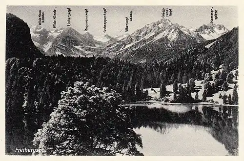 Freibergsee bei Oberstdorf i.Allgäu ngl D9434