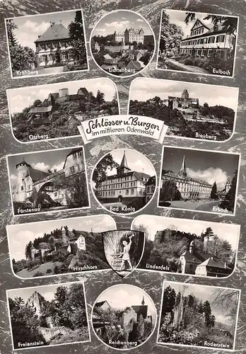 Schlösser und Burgen im mittleren Odenwald gl1964 156.034