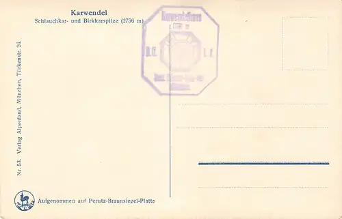 Karwendel - Schlauchkarspitze und Birkkarspitze ngl 155.166