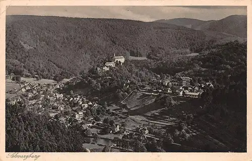 Schwarzburg Thür.Wald - Blick vom Trippstein gl1930 154.311