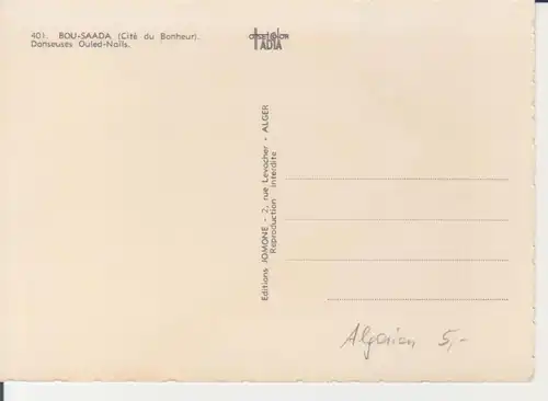 Algerien: Bou-Saada - Danseuses Ouled-Naïls ngl 223.539