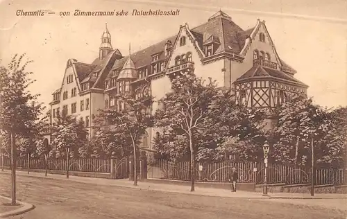 Chemnitz von Zimmermann'sche Naturheilanstalt gl1914 156.180