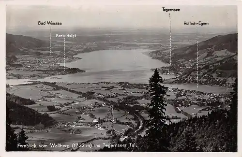 Tegernseer Tal - Fernblick vom Wallberg aus ngl 155.271