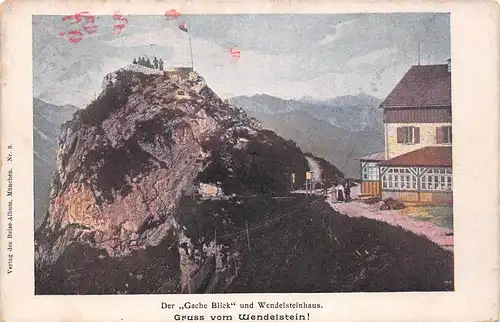 Berghütte: Wendelsteinhaus und der "Gache Blick" ngl 155.234