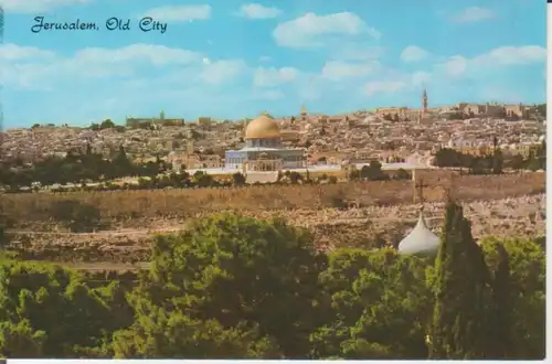 Israel: Jerusalem Old City - Seen from Mt. of Olives gl1977 223.583
