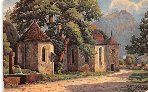 Kapelle im bayer. Allgäu Nach Gemälde ngl 155.241