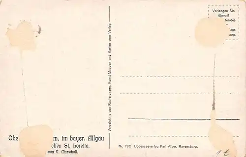 Kapelle im bayer. Allgäu Nach Gemälde ngl 155.241