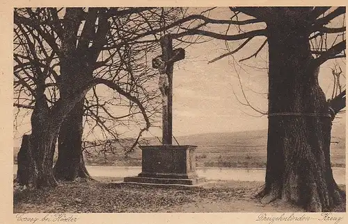 Corvey bei Höxter a.d.Weser Dreizehnlinden Kreuz gl1927 E0248