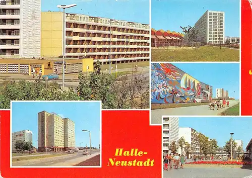 Halle/Saale Neustadt Teilansichten gl1982 159.011