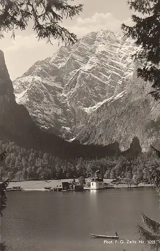 St. Bartholomä am Königsee mit Watzmann ngl E1109