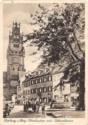 Freiburg i.Br. Oberlinden mit Schwabentor ngl 155.997