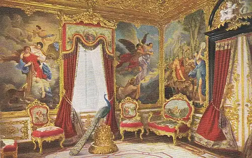 Ettal, Schloß Linderhof, Östl. Gobelinzimmer ngl D9346