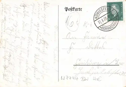 Königsfeld/Schwarzwald Jugendherberge gl1929 156.057