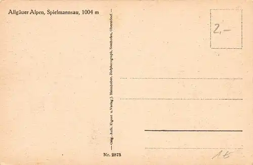 Spielmannsau bei Oberstdorf im Allgäu ngl 154.885