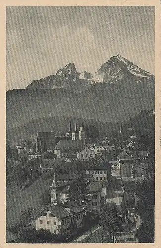 Berchtesgaden mit dem Watzmann gl1925? D9372