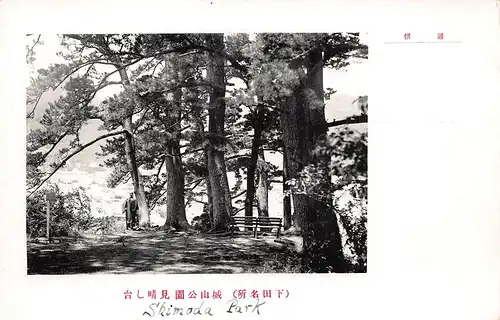 Japan Shimoda Park - Partie mit alten Kiefern ngl 160.710