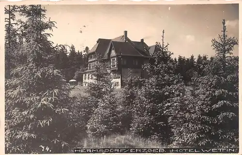 Hermsdorf im Erzgebirge Hotel Wettin glca.1940 156.096
