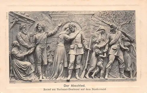 Gruß vom Niederwald Relief Der Abschied ngl 156.155