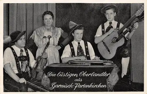 Die lustigen Oberlandler aus Garmisch-Partenkirchen ngl 161.174