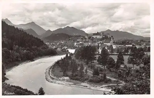 Füssen im Allgäu - Panorama gl1941 155.011