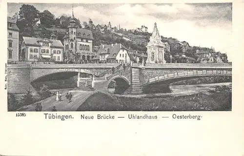 Tübingen Neue Brücke Uhlandhaus Oesterberg ngl 157.316