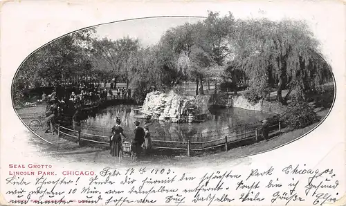 Seal Grotto Lincoln Park, Chicago gl1903 158.664