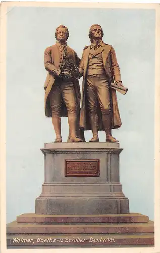 Weimar - Goethe- u. Schiller-Denkmal gl1934 154.433