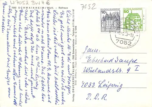 Schwaikheim Rathaus gl1983 157.154