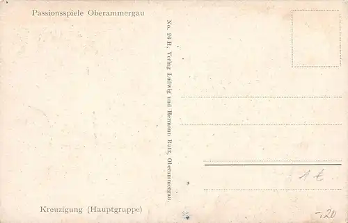 Oberammergau - Passionsspiele Kreuzigung (Hauptgruppe) ngl 155.184