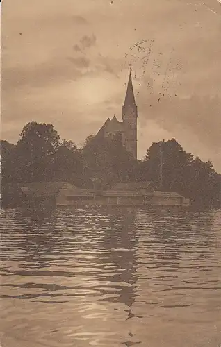 Blick auf eine Kirche Wer kennt die Kirche? gl1909 D9311