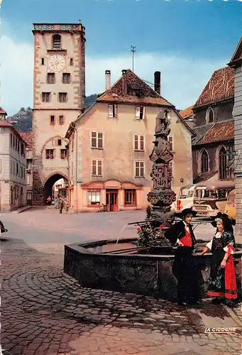 Alsace Ribeauville Vieille Fontaine et Tour des Bouchers gl1965 156.776