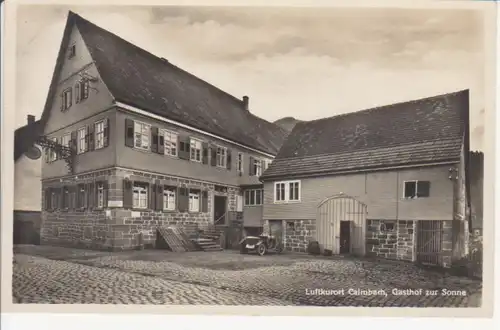 Calmbach (Bad Wildbad) Gasthof zur Sonne bahnpgl1934 225.440