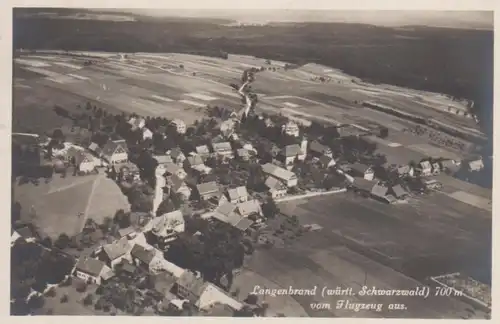 Langenbrand im Schwarzwald vom Flugzeug aus gl1931 225.446