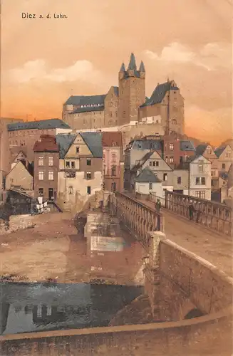 Diez a.d. Lahn Brücke und Schloss ngl 162.088