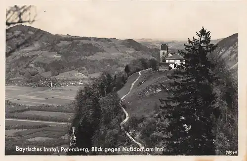 Bayrisches Inntal - Petersberg Blick gegen Nußdorf am Inn ngl 155.228