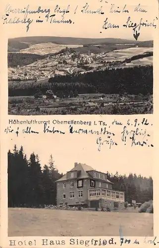 Oberreifenberg i. Ts. Hotel Haus Siegfried 2 Ansichten gl1932 162.106