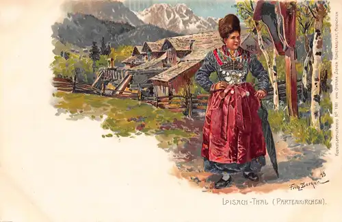 Bayrische Trachten: Loisach-Thal (Partenkirchen) ngl 161.326